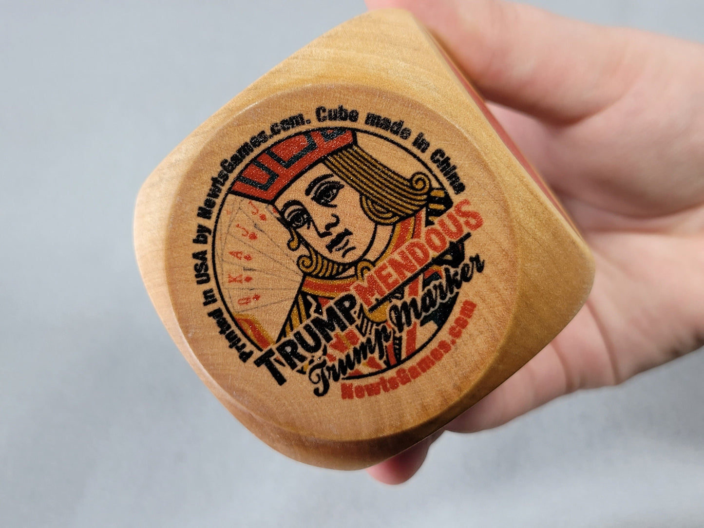 Trumpmendous NO Trump Indicator Cube: Wood Bridge Playing Card Game Marker