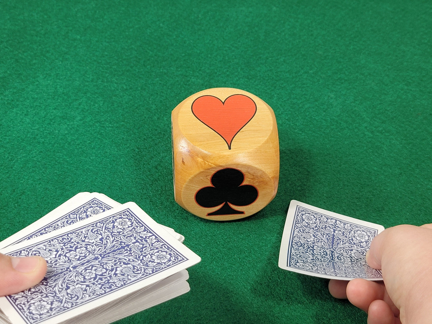 Trumpmendous NO Trump Indicator Cube: Wood Bridge Playing Card Game Marker