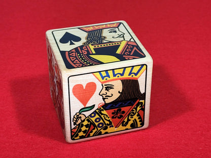 Suited Trump Marker: Deluxe Bowers Design, Wood Indicator for Card Games
