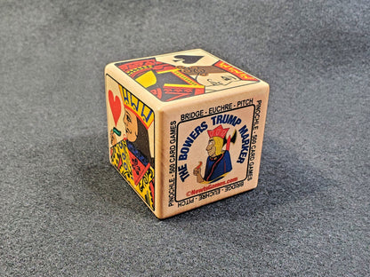 Suited Trump Marker: Deluxe Bowers Design, Wood Indicator for Card Games
