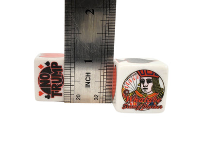 Whatabe Trump Card Marker: No Trump Design for Pinochle, Bridge, and More - Includes Two