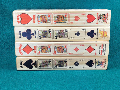 Euchre Trump Indicator: Wood Lightening Rod Design, Card Ranking Marker - Made in USA