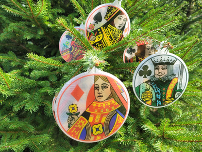 Personalized Playing Card Ornament: Custom Poker Fan Gift, Made in USA