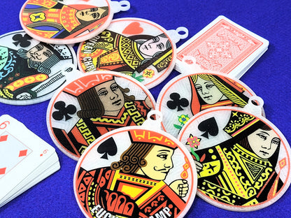 Personalized Playing Card Ornament: Custom Poker Fan Gift, Made in USA
