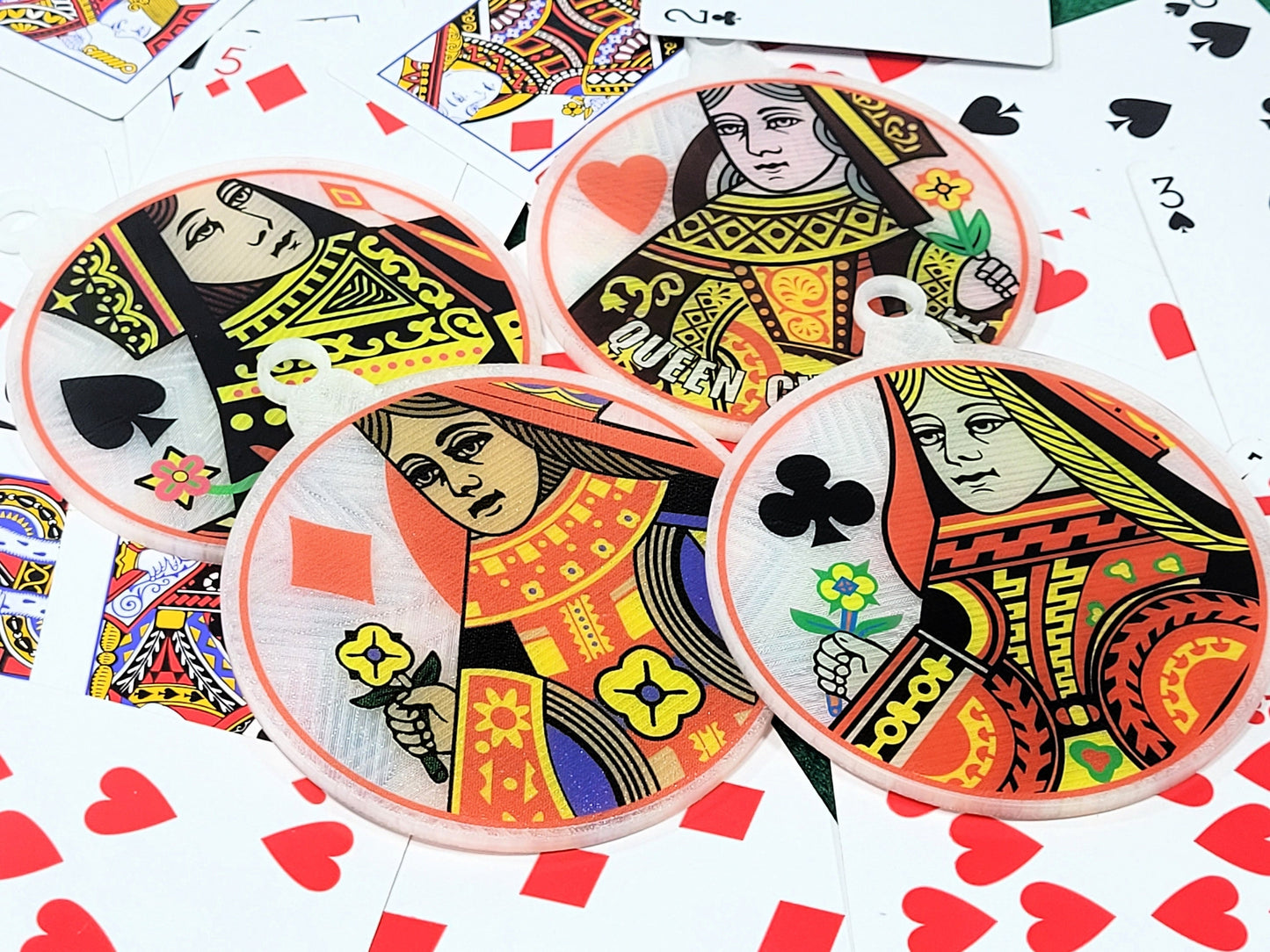 Personalized Playing Card Ornament: Custom Poker Fan Gift, Made in USA