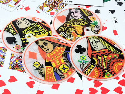 Personalized Playing Card Ornament: Custom Poker Fan Gift, Made in USA