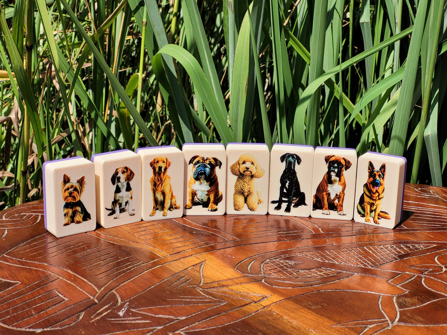 Dogs and Cats Mahjong Tile Game: Seaside Escape, Memory Match - Made in USA