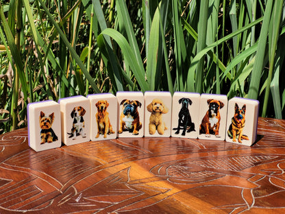 Dogs and Cats Mahjong Tile Game: Seaside Escape, Memory Match - Made in USA