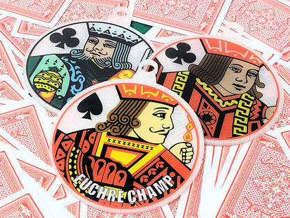 Personalized Playing Card Ornament: Custom Poker Fan Gift, Made in USA