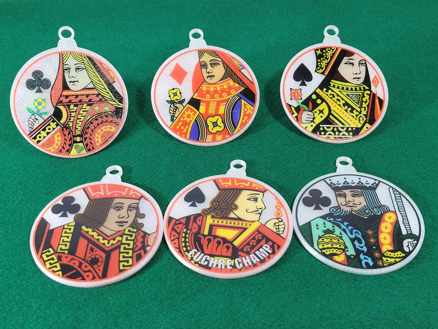 Personalized Playing Card Ornament: Custom Poker Fan Gift, Made in USA