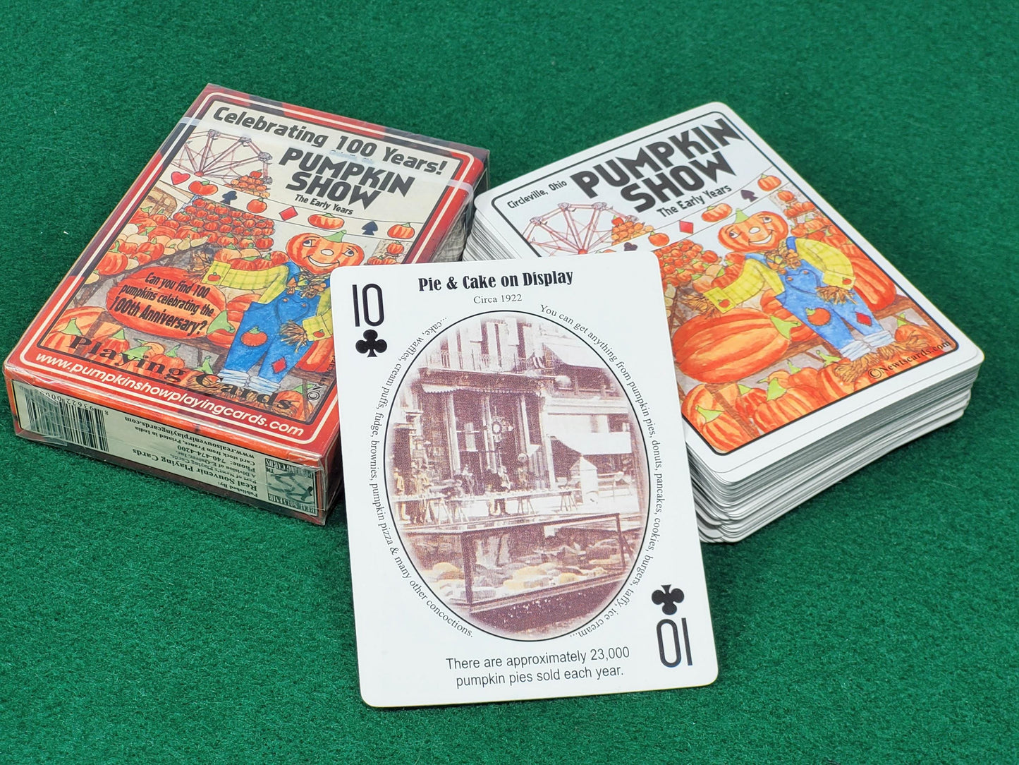 Circleville Ohio Pumpkin Show Playing Cards: 100th Anniversary Souvenir, 2006 Edition