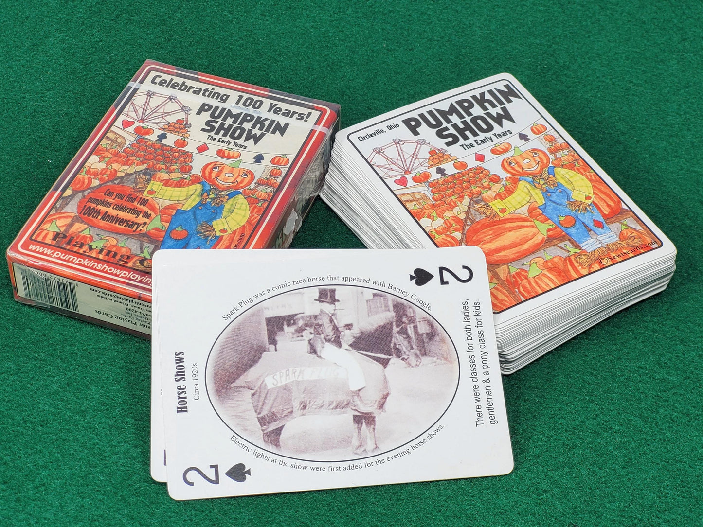 Circleville Ohio Pumpkin Show Playing Cards: 100th Anniversary Souvenir, 2006 Edition