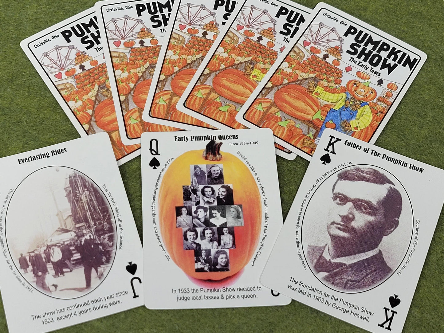 Circleville Ohio Pumpkin Show Playing Cards: 100th Anniversary Souvenir, 2006 Edition