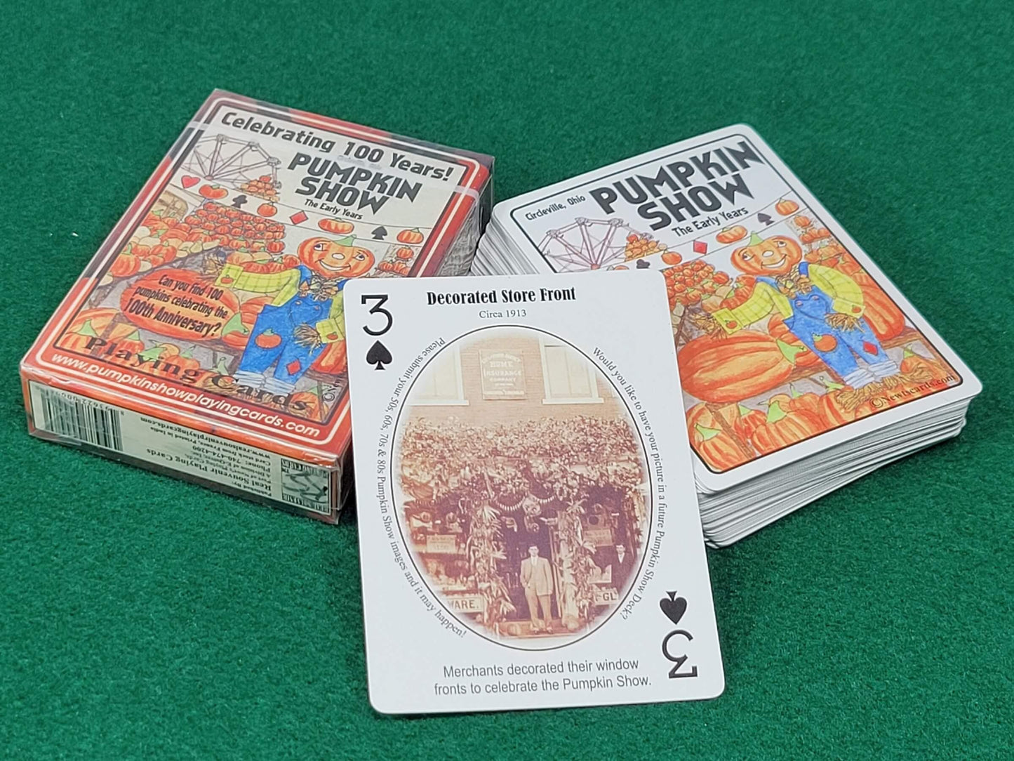 Circleville Ohio Pumpkin Show Playing Cards: 100th Anniversary Souvenir, 2006 Edition