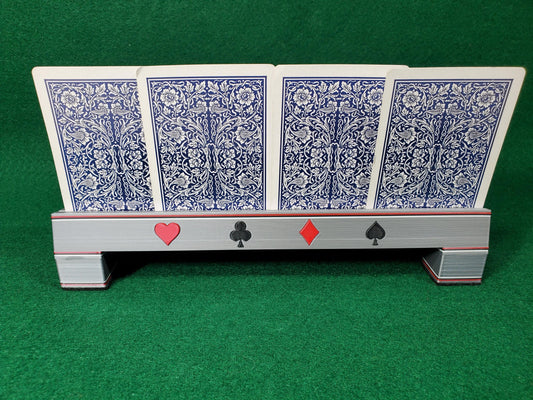 Suited Playing Cardholder: Ritzy Design, Holds about 50 playing cards