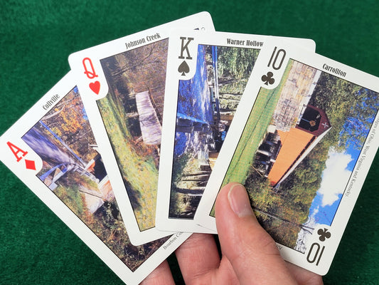 Covered Bridges Playing Cards: Ohio, Kentucky, West Virginia Souvenir