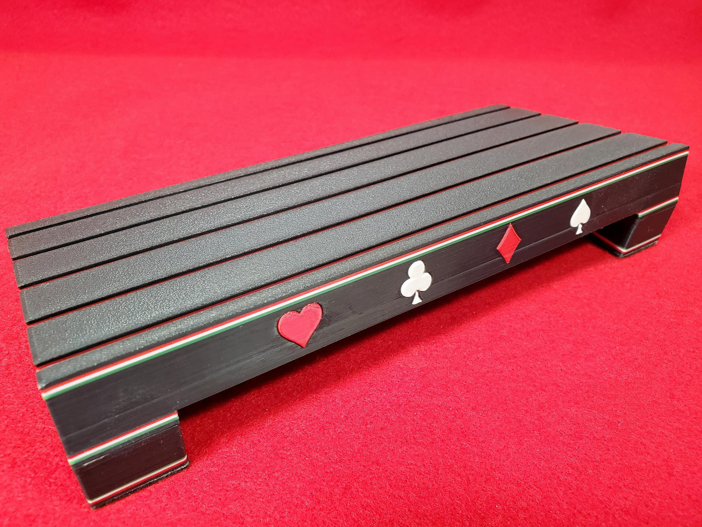 Suited Playing Cardholder: Ritzy Design, Holds about 50 playing cards