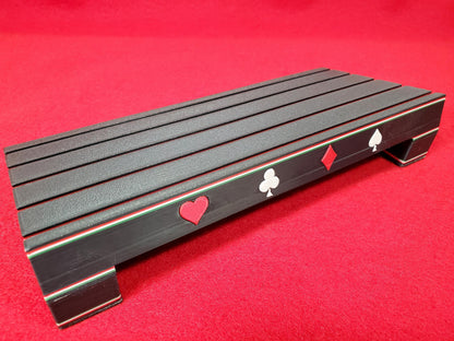 Suited Playing Cardholder: Ritzy Design, Holds about 50 playing cards