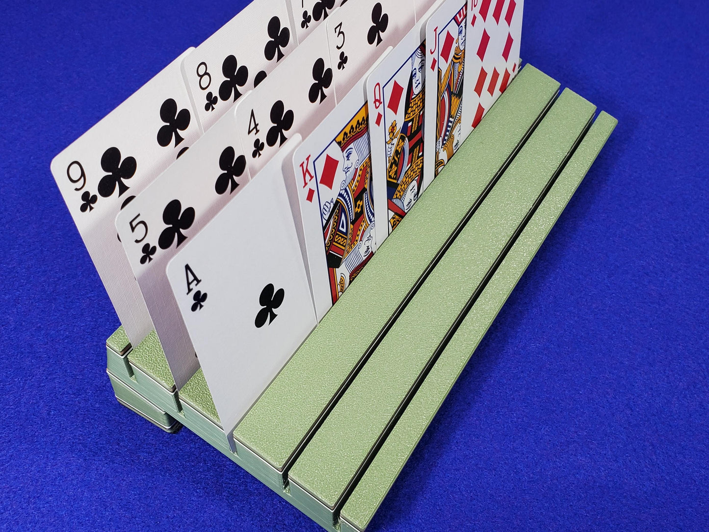 Suited Playing Cardholder: Ritzy Design, Holds about 50 playing cards