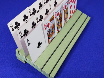 Suited Playing Cardholder: Ritzy Design, Holds about 50 playing cards