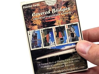Covered Bridges Playing Cards: Ohio, Kentucky, West Virginia Souvenir