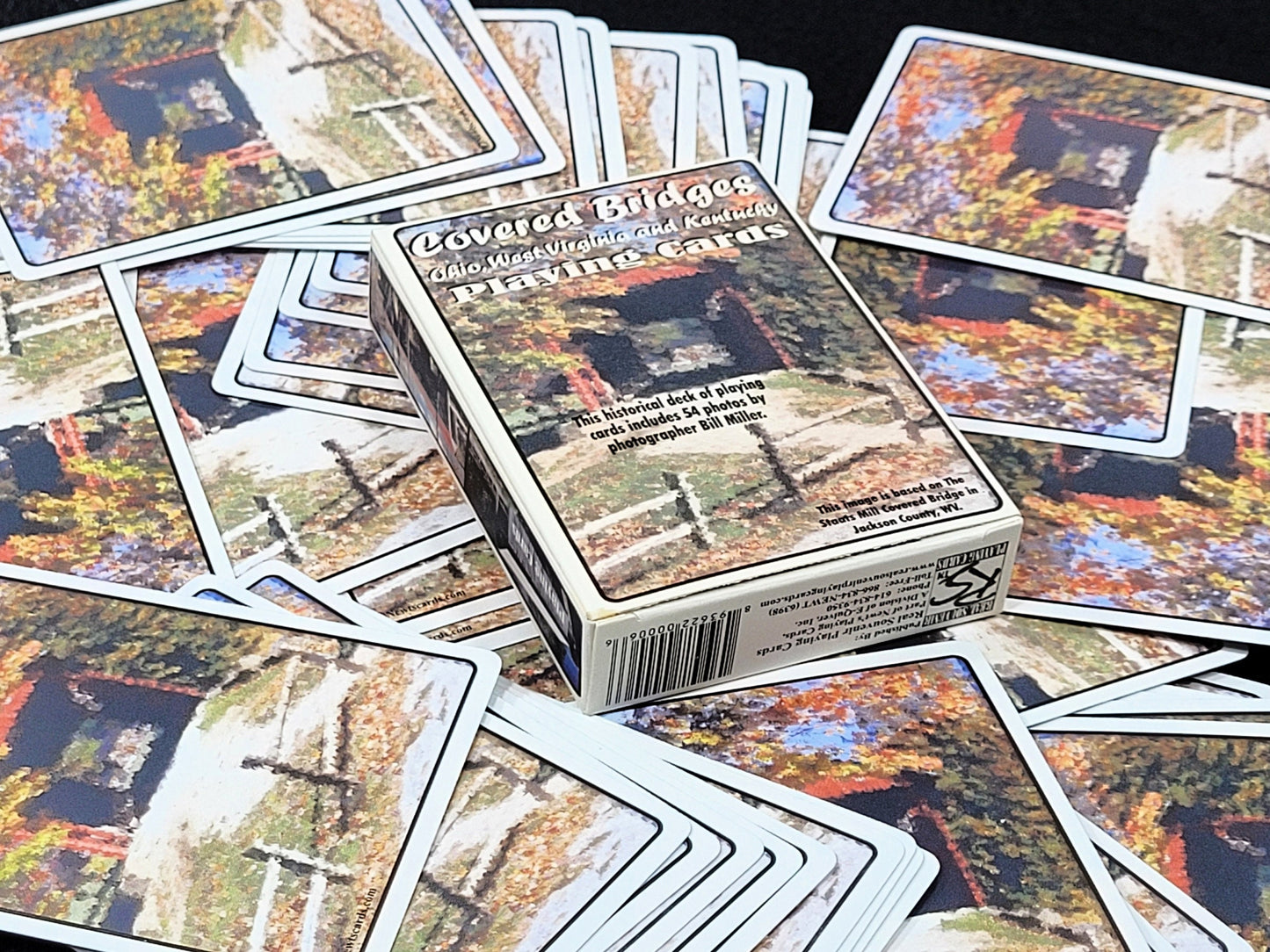 Covered Bridges Playing Cards: Ohio, Kentucky, West Virginia Souvenir