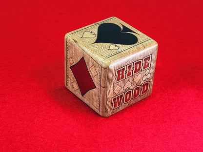 HideWood Trump Marker: Wooden Card Game Indicator, Made in USA