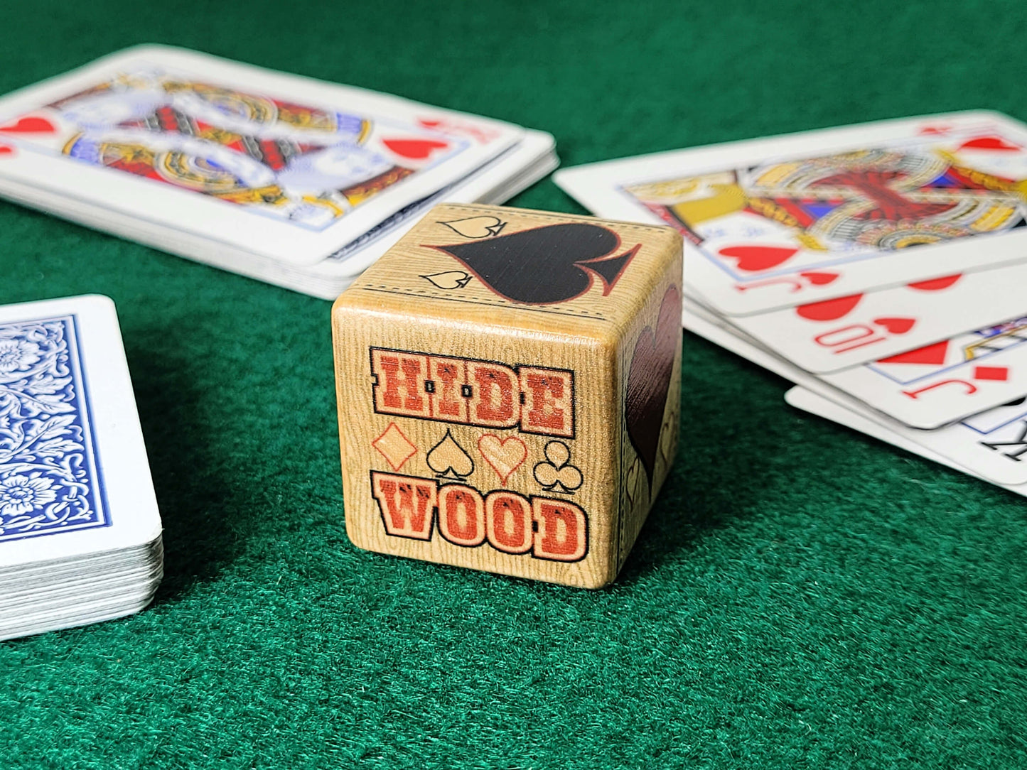 HideWood Trump Marker: Wooden Card Game Indicator, Made in USA