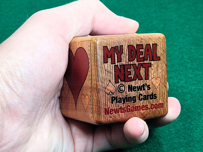 HideWood Trump Marker: Wooden Card Game Indicator, Made in USA