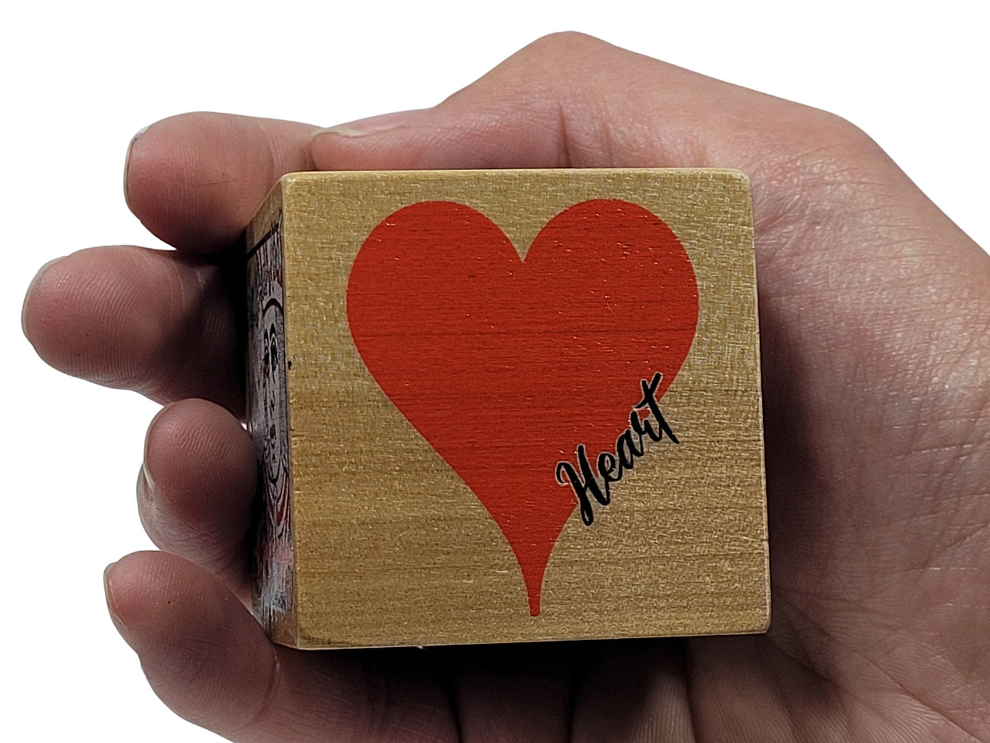 American State Trump Marker: Euchre, Pinochle, Bridge - Handmade Wood Cube