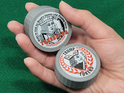 Suited Trump Marker Token Set: Plastic Card Games Indicator