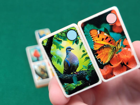 Birds and Butterflies Mahjong Tile Game: Seaside Escape, US Made