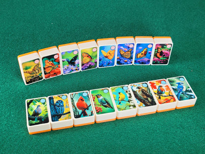 Birds and Butterflies Mahjong Tile Game: Seaside Escape, US Made