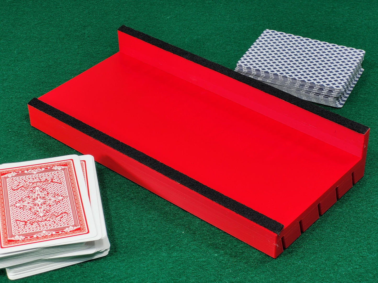 Personalized Card Holder: Slanted Design for Rummy, Canasta, Board Games
