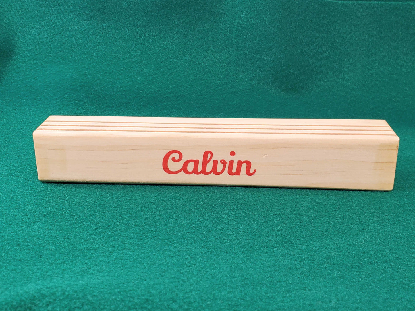 Wood Playing Card Holder: 3-Tier Pine, Can be Personalized