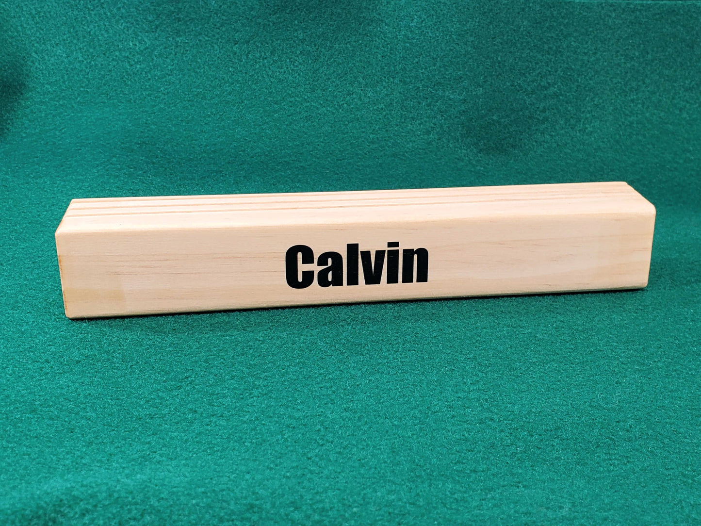 Wood Playing Card Holder: 3-Tier Pine, Can be Personalized