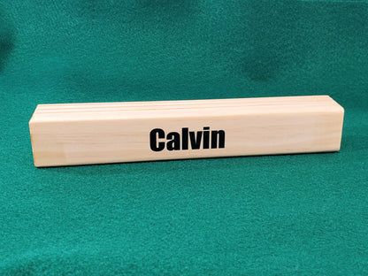 Wood Playing Card Holder: 3-Tier Pine, Can be Personalized