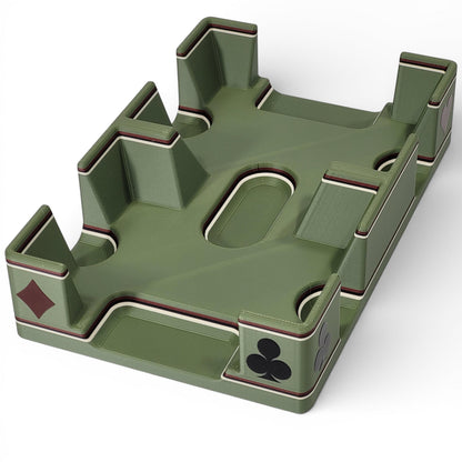 Camouflage Playing Card Tray, suited designed for 2 decks - US Made (Camouflage Design)
