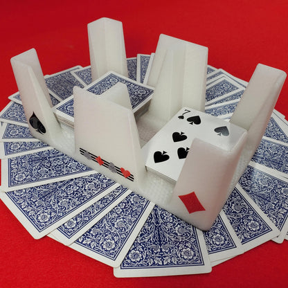Busting with Pips Playing Card Tray - Sides Have a Heart, Club, Diamond, Spade Pattern (Crystal)