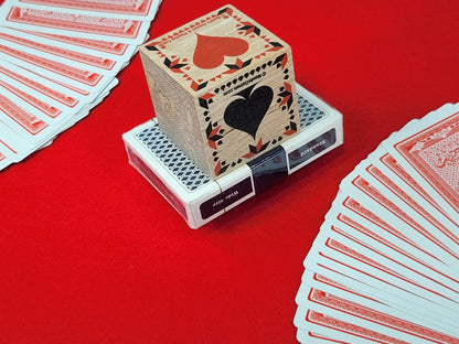 Customizable Trump Marker Set: Dutchman Design, Wooden Cube & Playing Cards