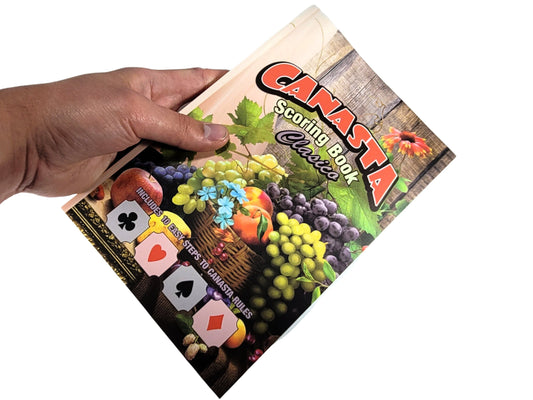 Canasta Scoring Book: Classic Scorepad with Rules & Sheets