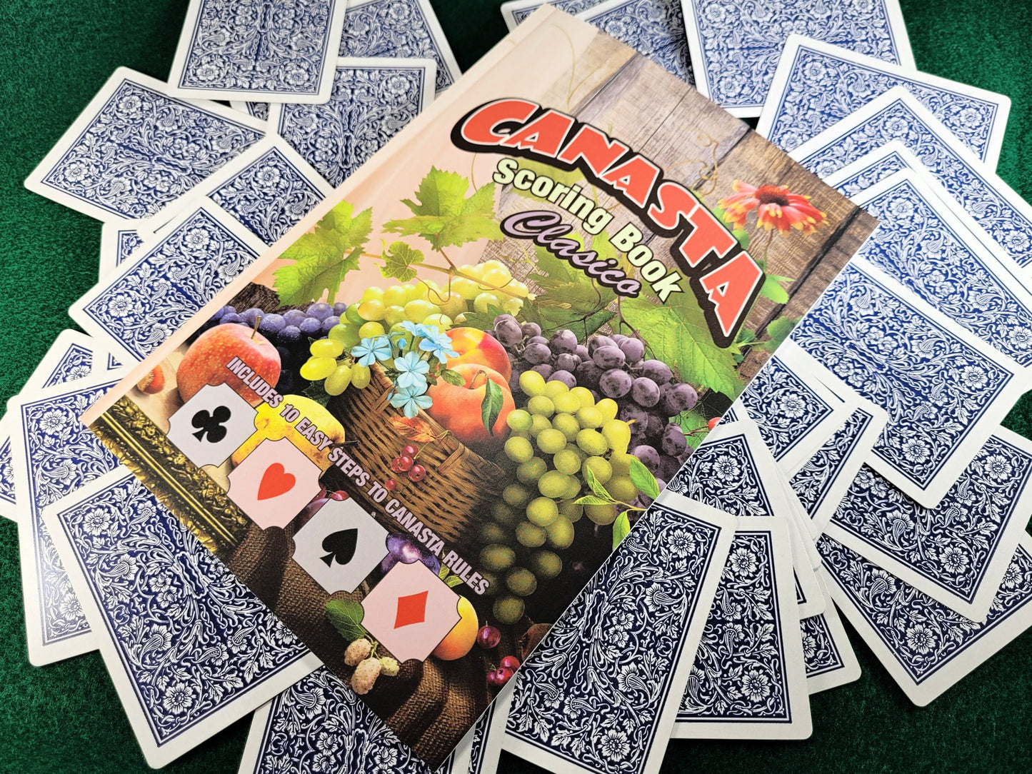 Canasta Scoring Book: Classic Scorepad with Rules & Sheets