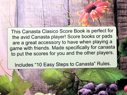 Canasta Scoring Book: Classic Scorepad with Rules & Sheets