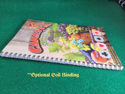 Canasta Scoring Book: Classic Scorepad with Rules & Sheets