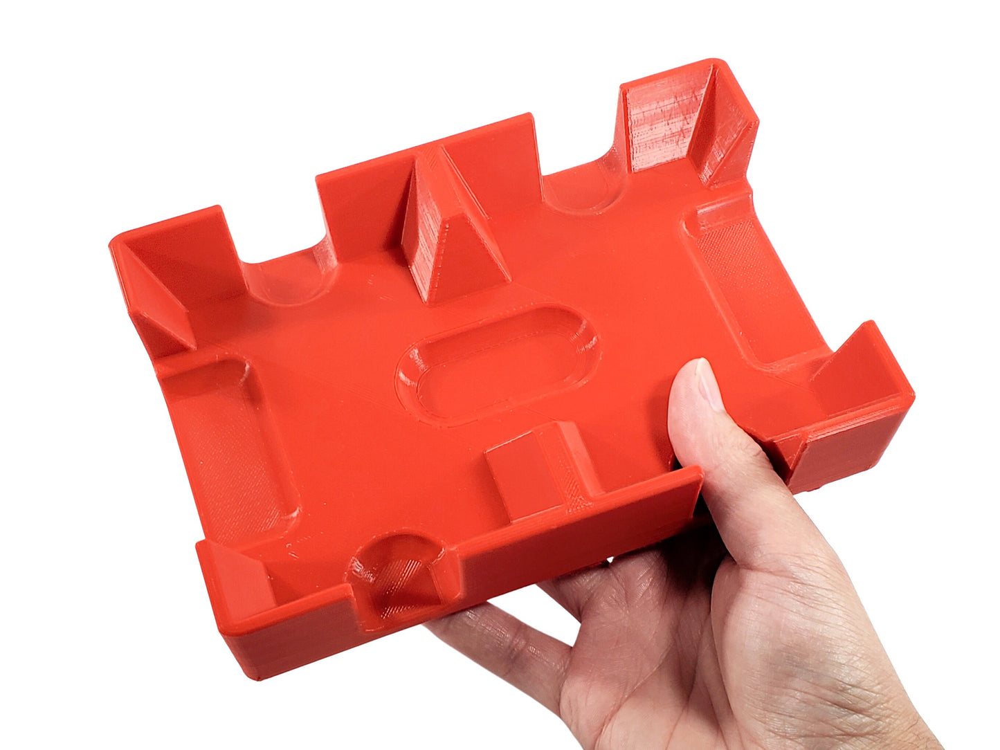 Red 2 Deck Playing Card Tray - Available in stationary, rotating or sliding