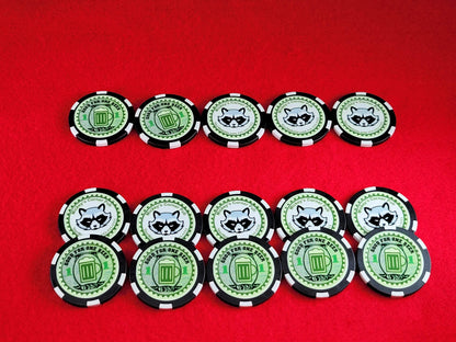 Custom Photo Drink Token Poker Chips: Personalized Bar & Wedding Favors