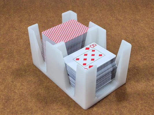 8-Deck Playing Card Tray: Canasta, Hand & Foot, Samba - Made in USA