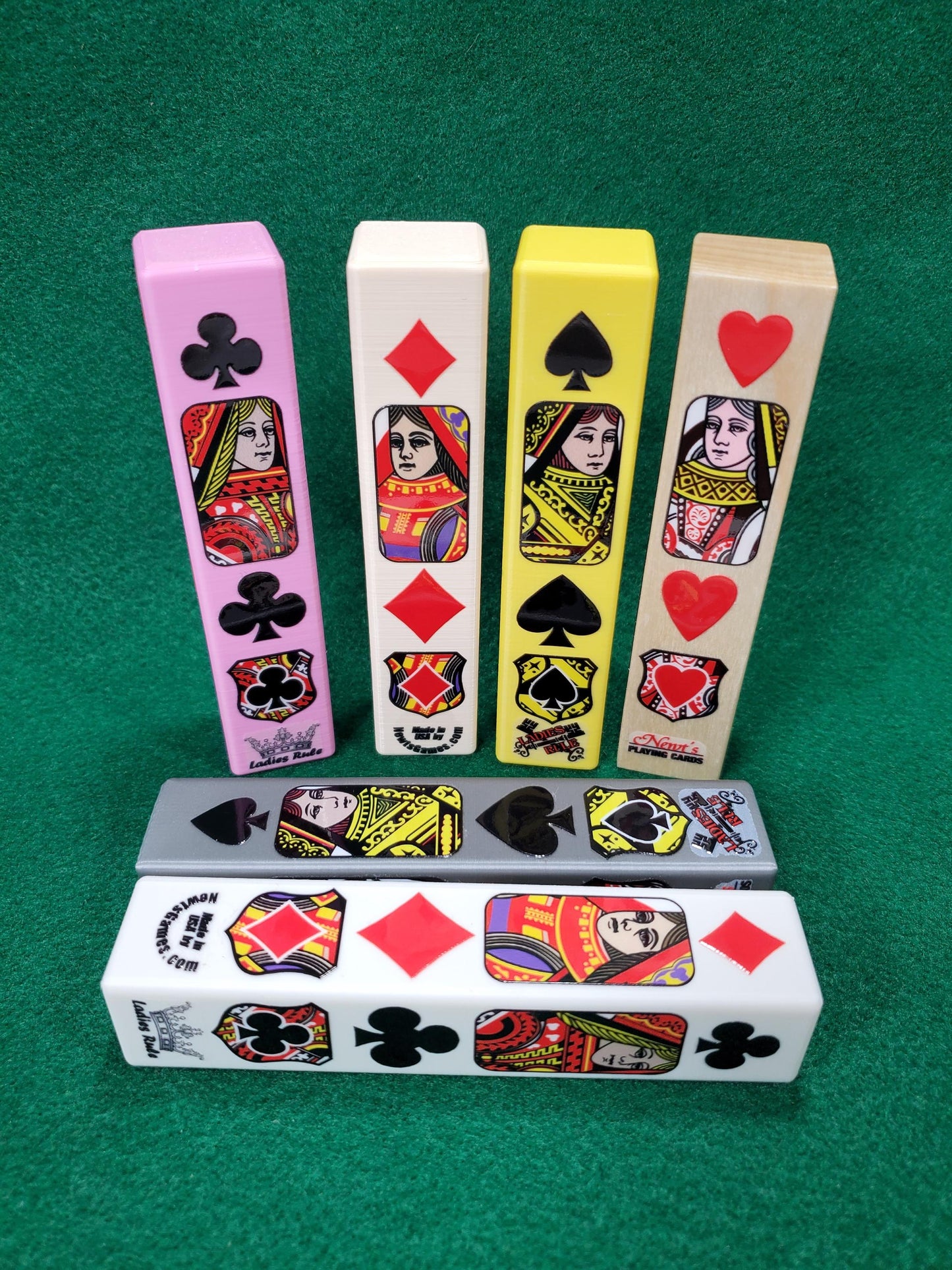 Ladies Rule Suited Trump Marker: Card Game Indicator with Suits - Made in USA