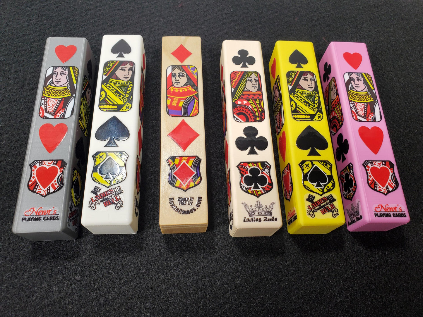 Ladies Rule Suited Trump Marker: Card Game Indicator with Suits - Made in USA