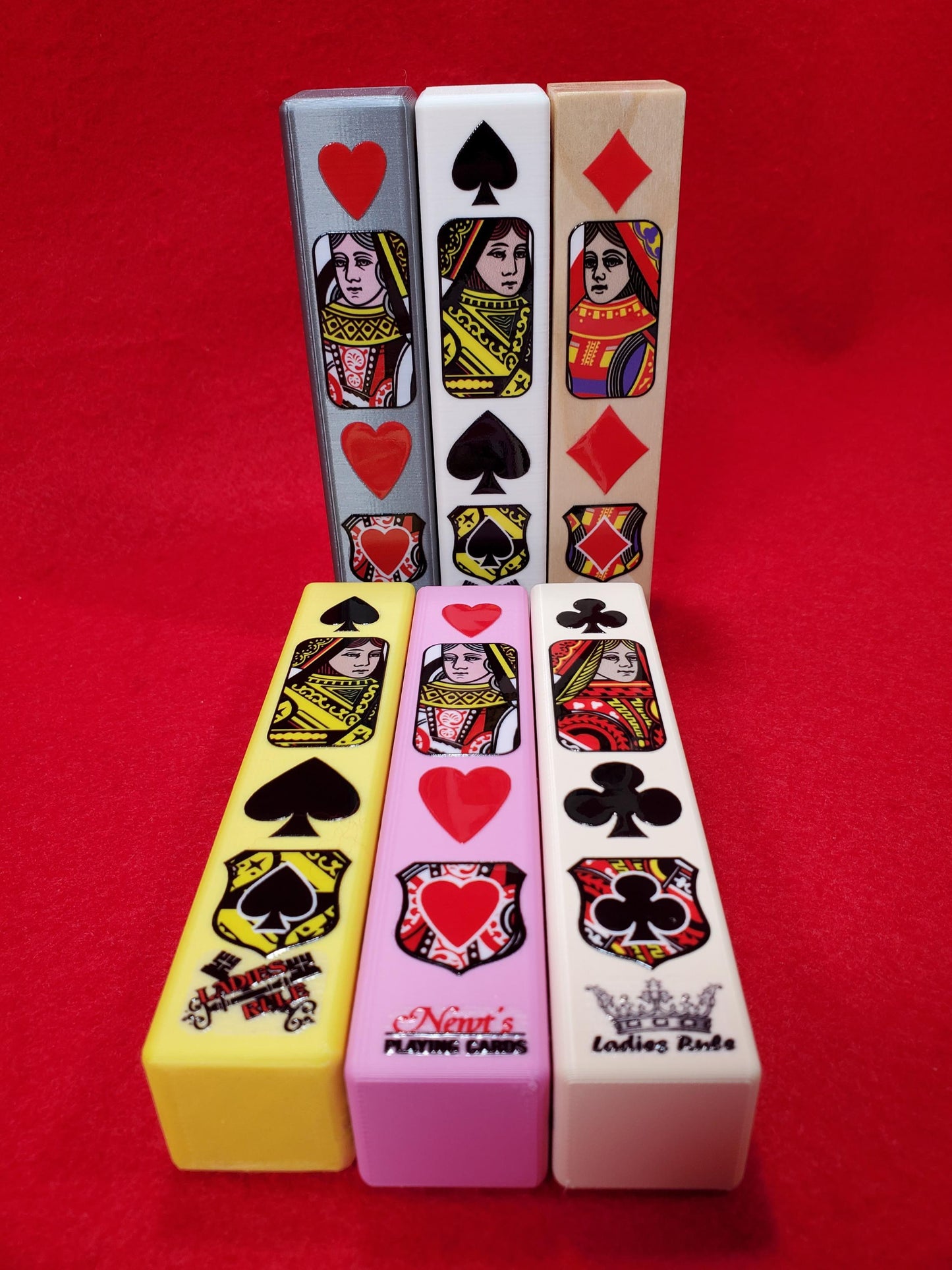 Ladies Rule Suited Trump Marker: Card Game Indicator with Suits - Made in USA